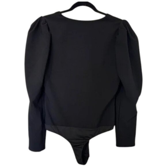 ASTR The Label black long puff sleeve bodysuit size L - Picture 7 of 9